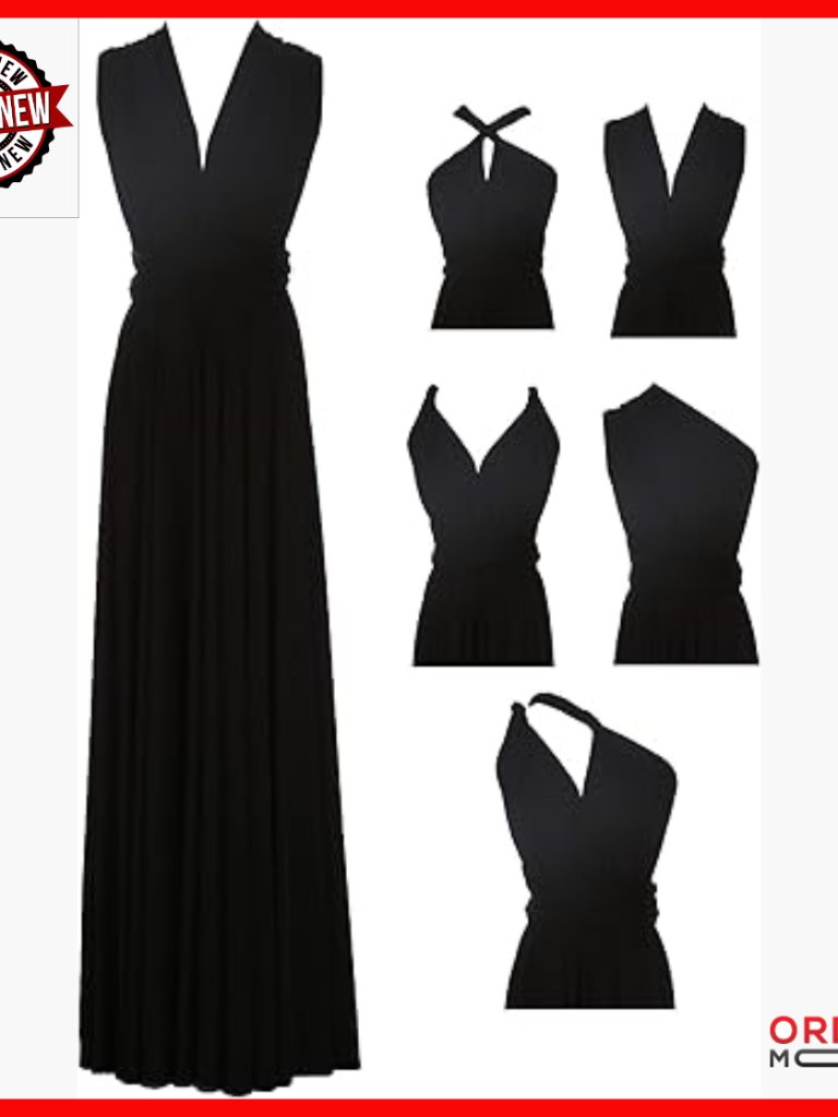 Convertible Maxi Dress Multi-Way Wear Formal Long Dress For Parties